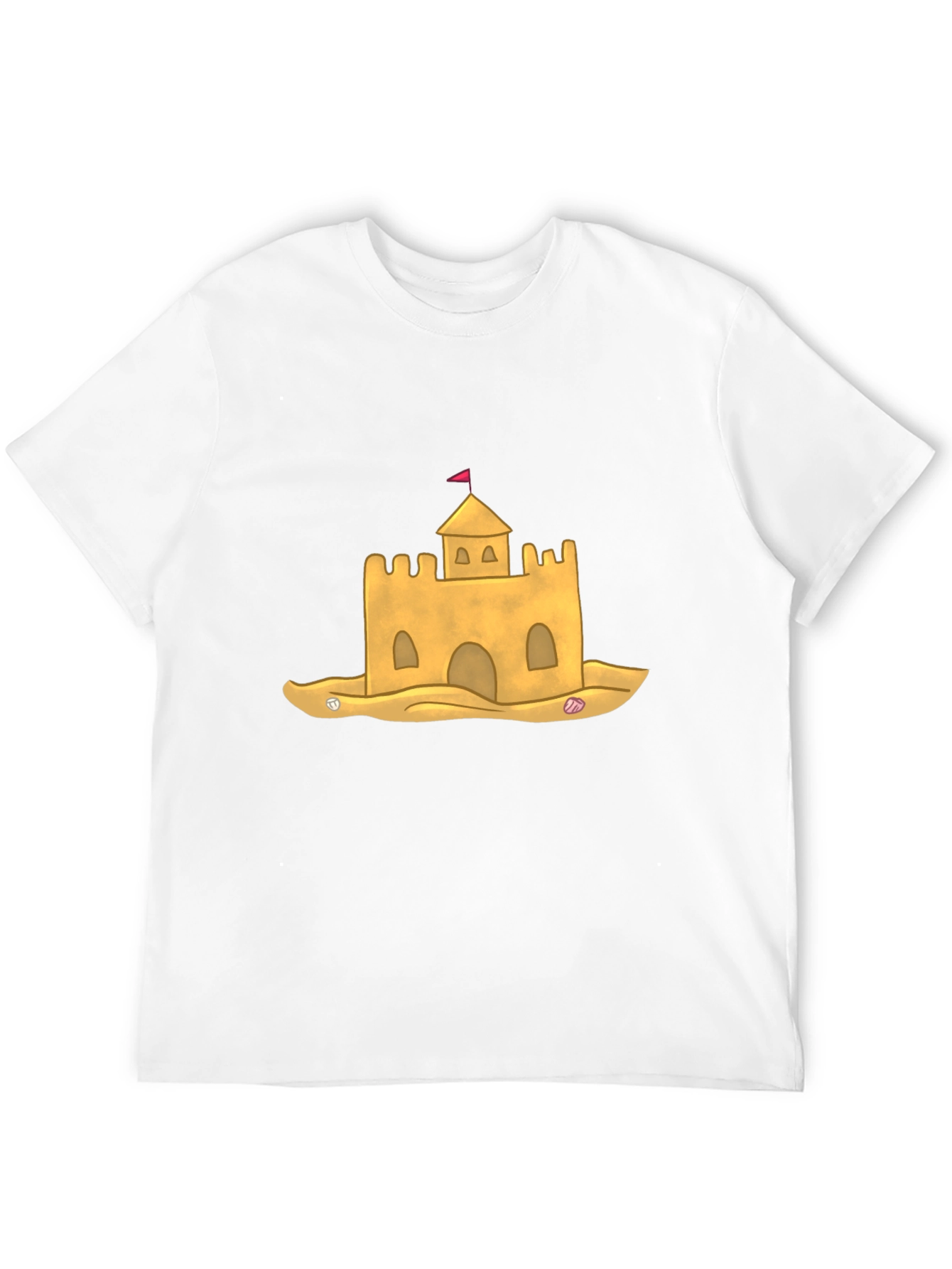Sandcastle Graphic Tee - Summer Fun T-Shirt