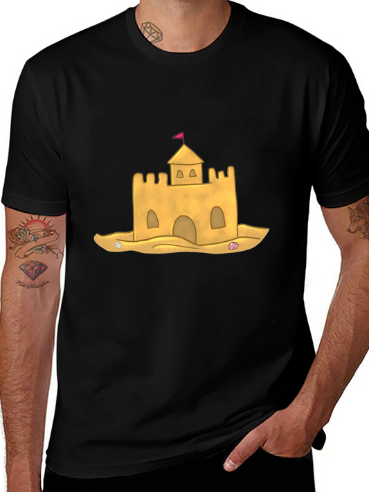 Sandcastle Graphic Tee - Summer Fun T-Shirt