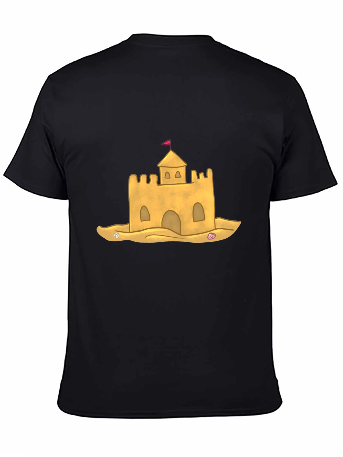Sandcastle Graphic Tee - Summer Fun T-Shirt