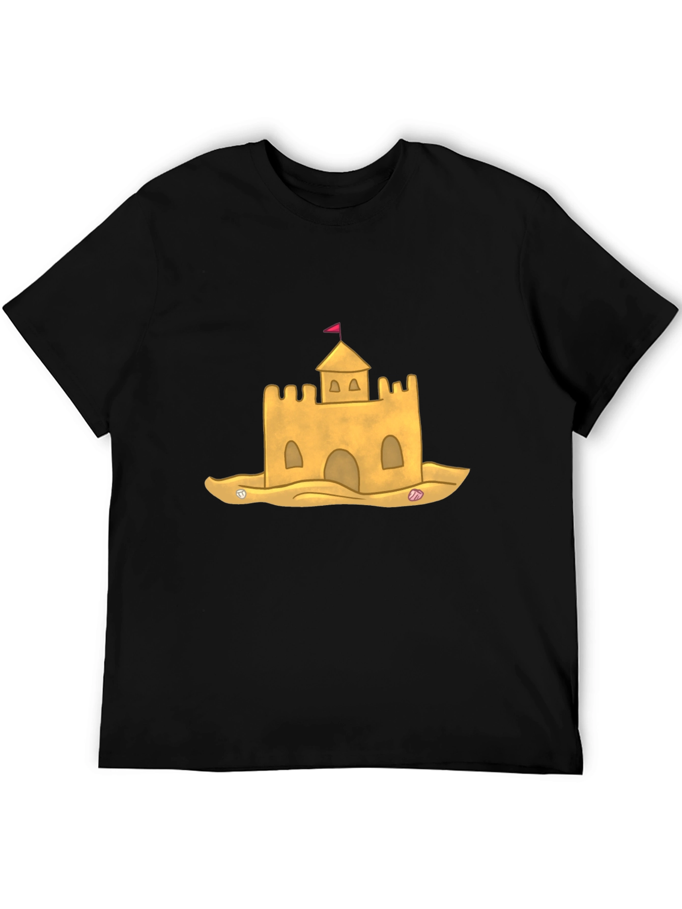 Sandcastle Graphic Tee - Summer Fun T-Shirt