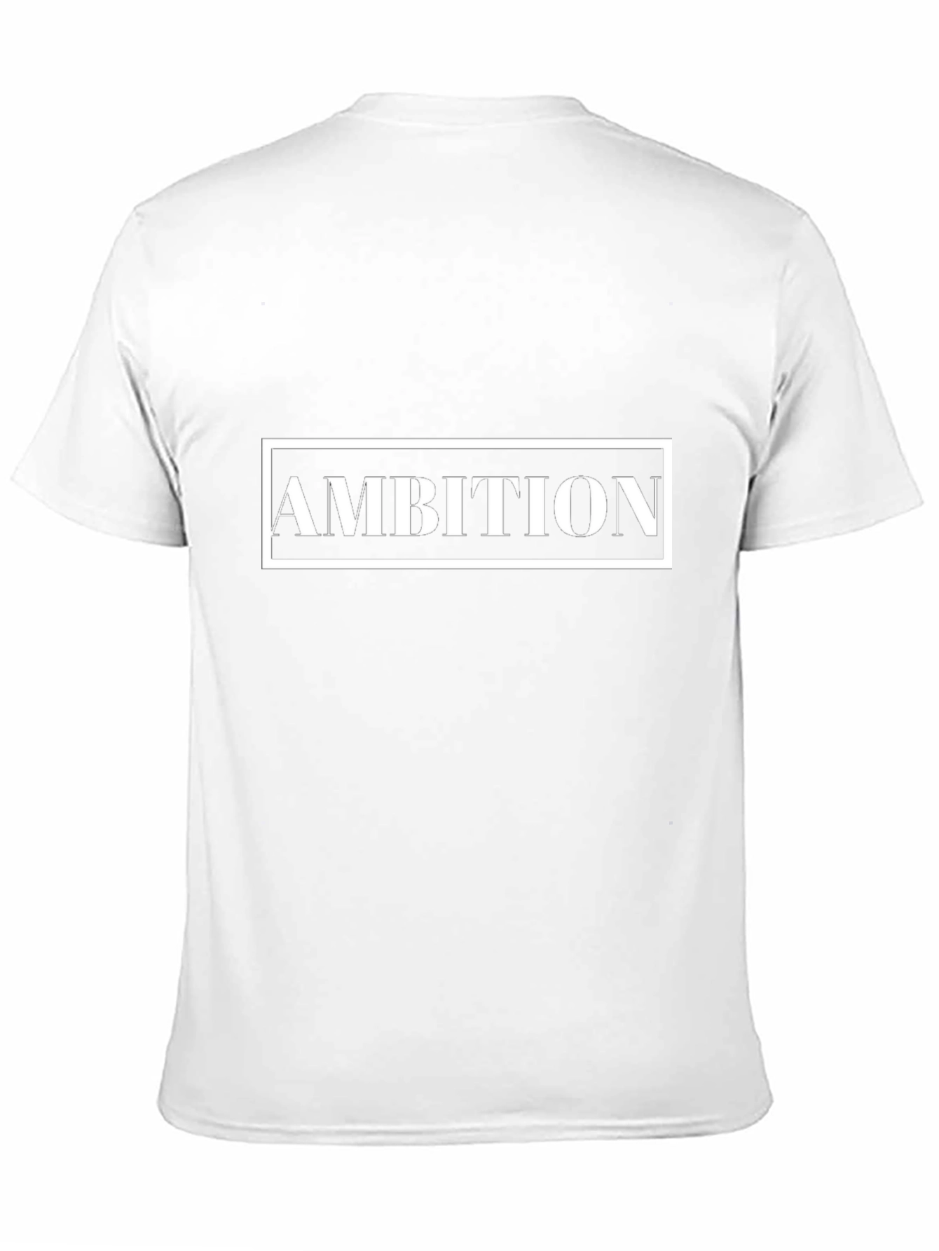 Ambition Graphic Tee - Black Cotton Comfort Fit