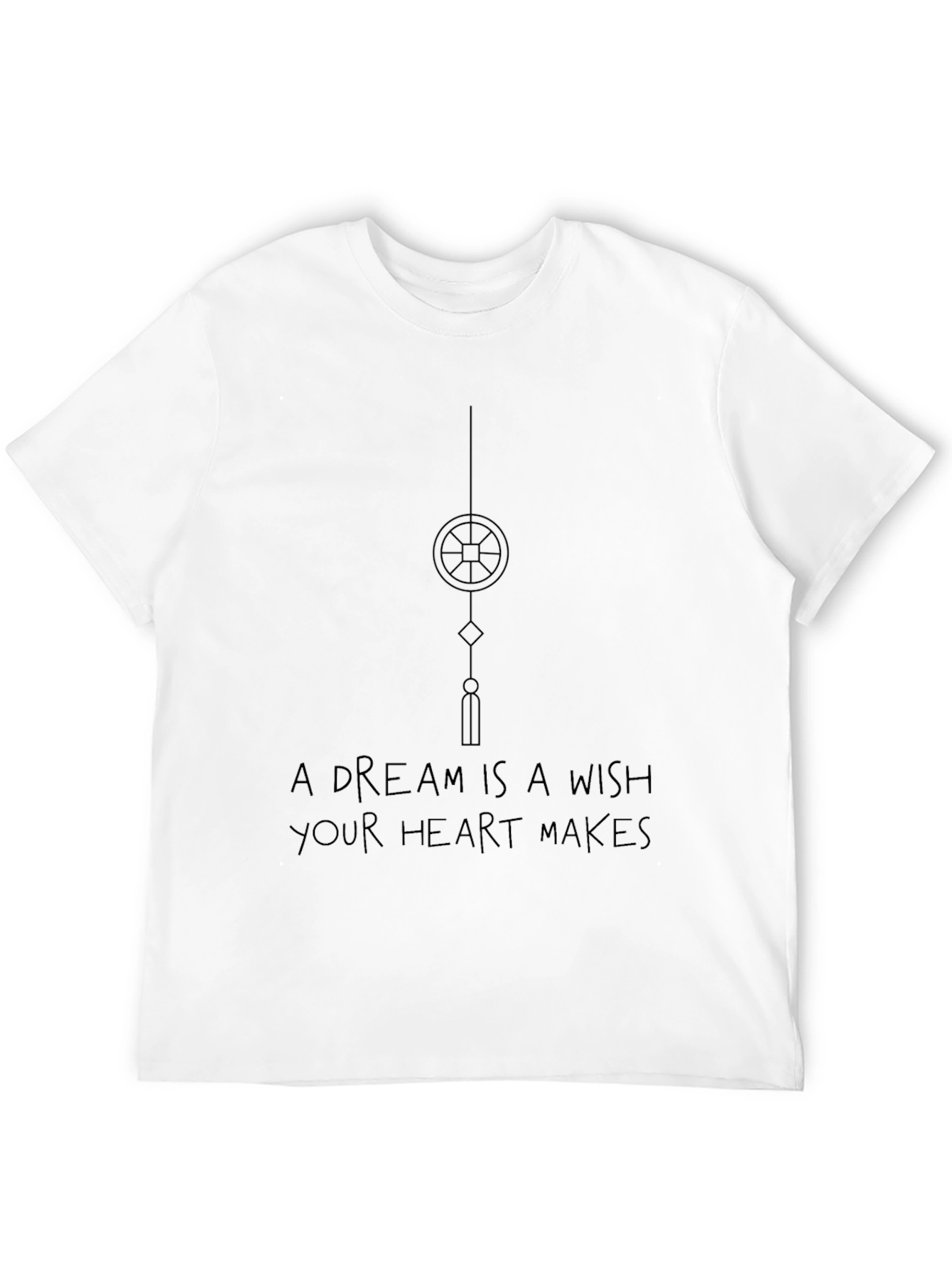 Dream Wish Heart T-Shirt - Soft Black Tee