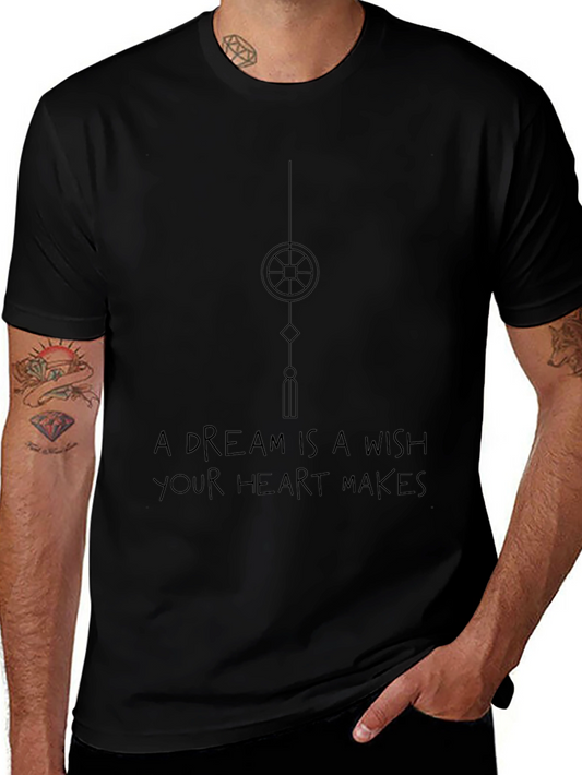 Dream Wish Heart T-Shirt - Soft Black Tee