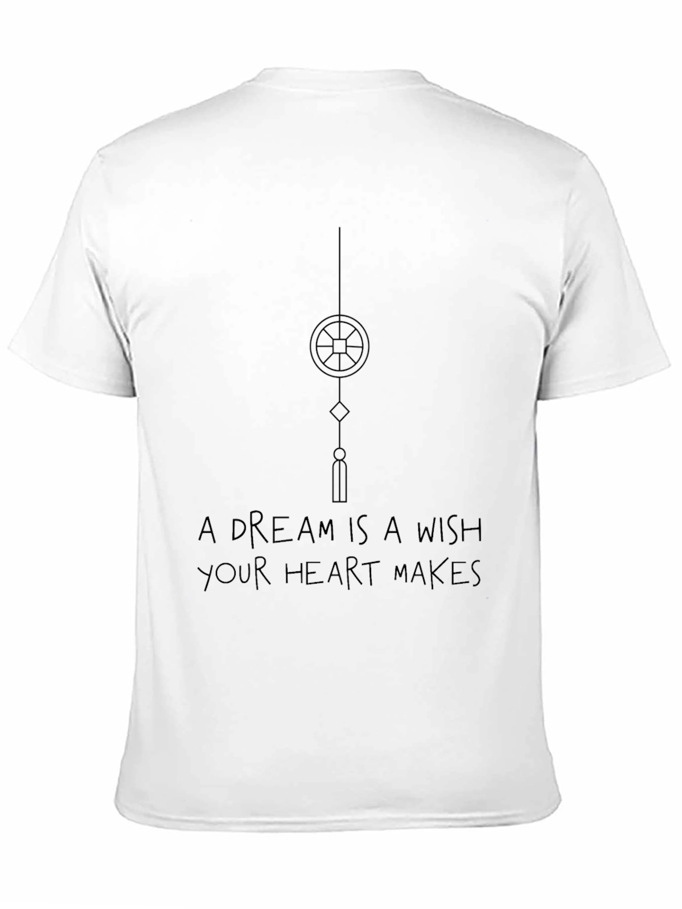 Dream Wish Heart T-Shirt - Soft Black Tee