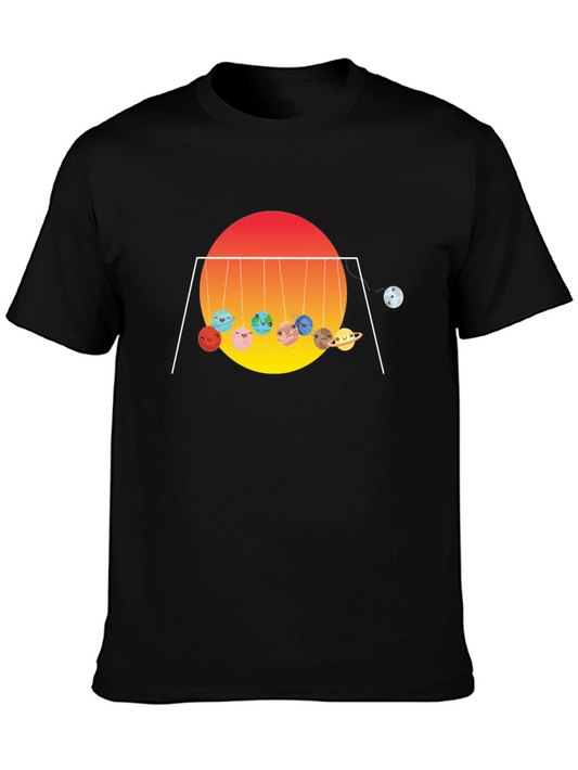 Planetary Newtons Cradle Graphic Tee