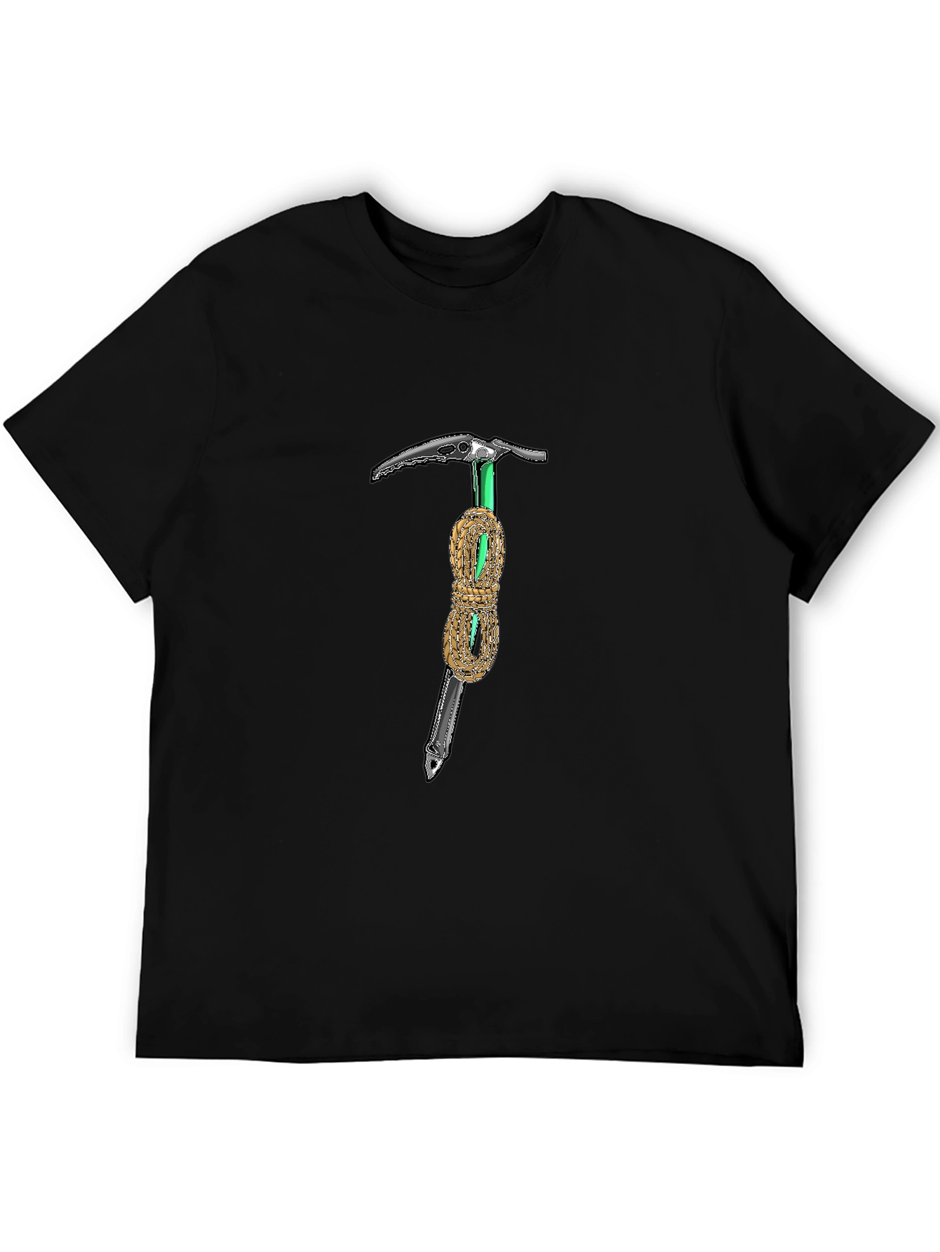 Climbing Tee: Axe and Rope Graphic T-Shirt