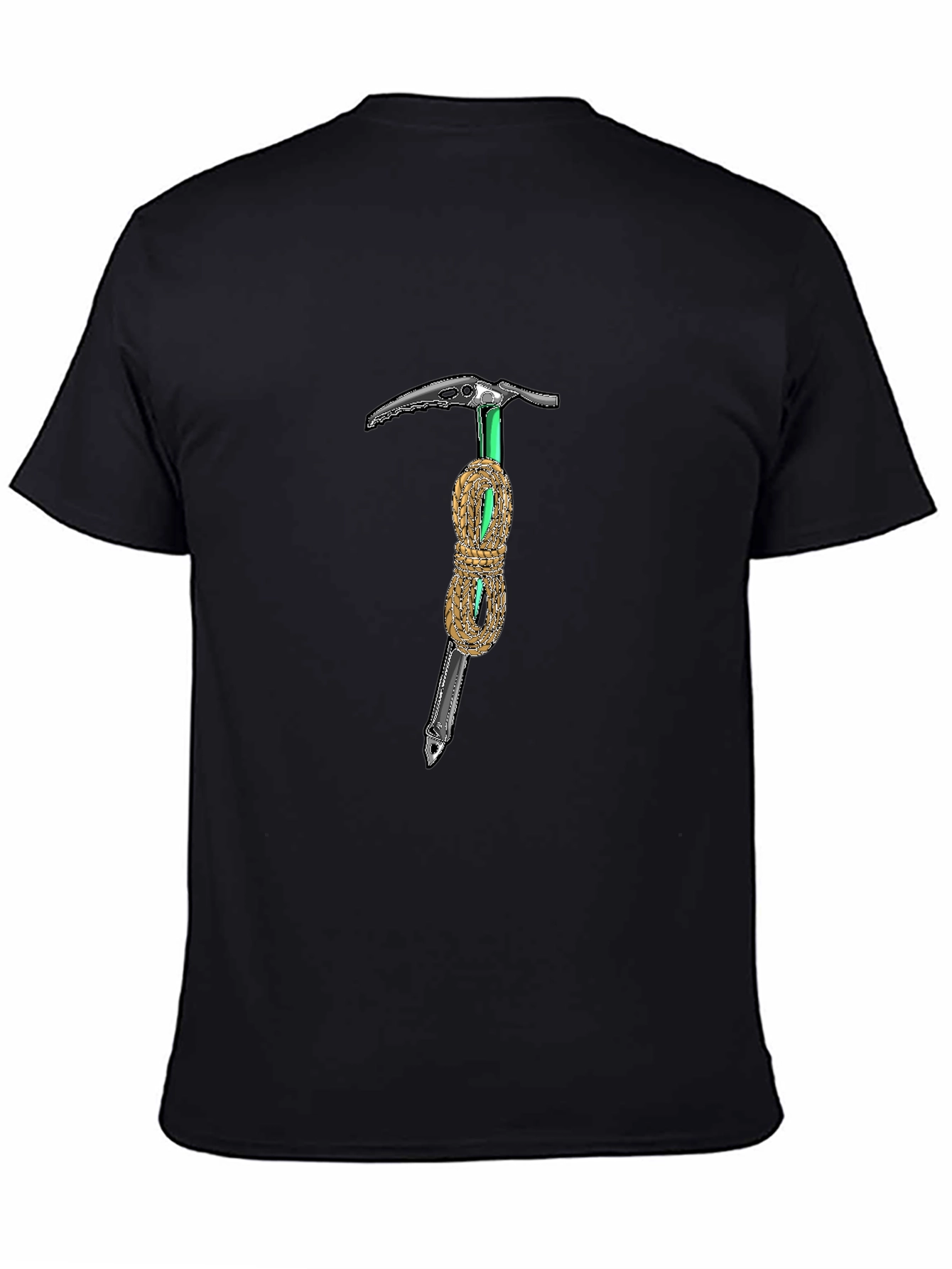 Climbing Tee: Axe and Rope Graphic T-Shirt