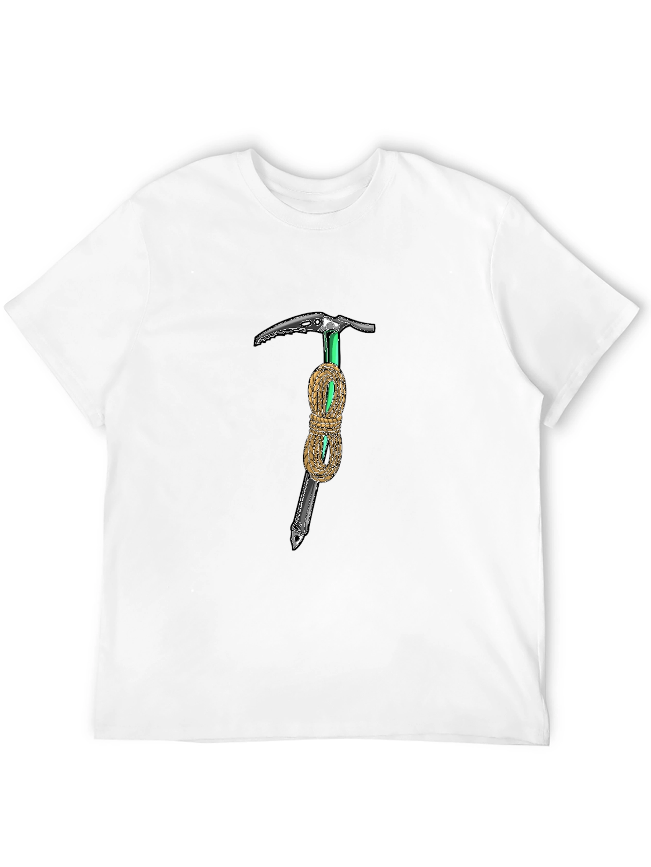 Climbing Tee: Axe and Rope Graphic T-Shirt
