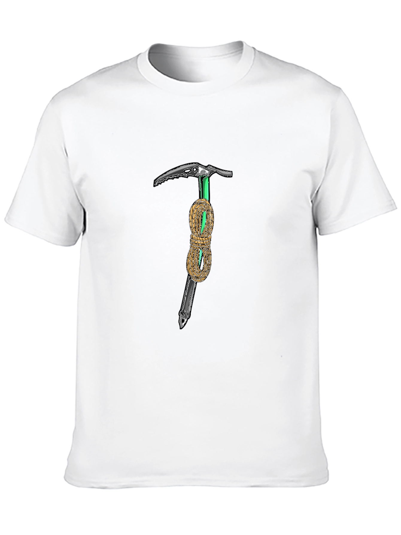 Climbing Tee: Axe and Rope Graphic T-Shirt