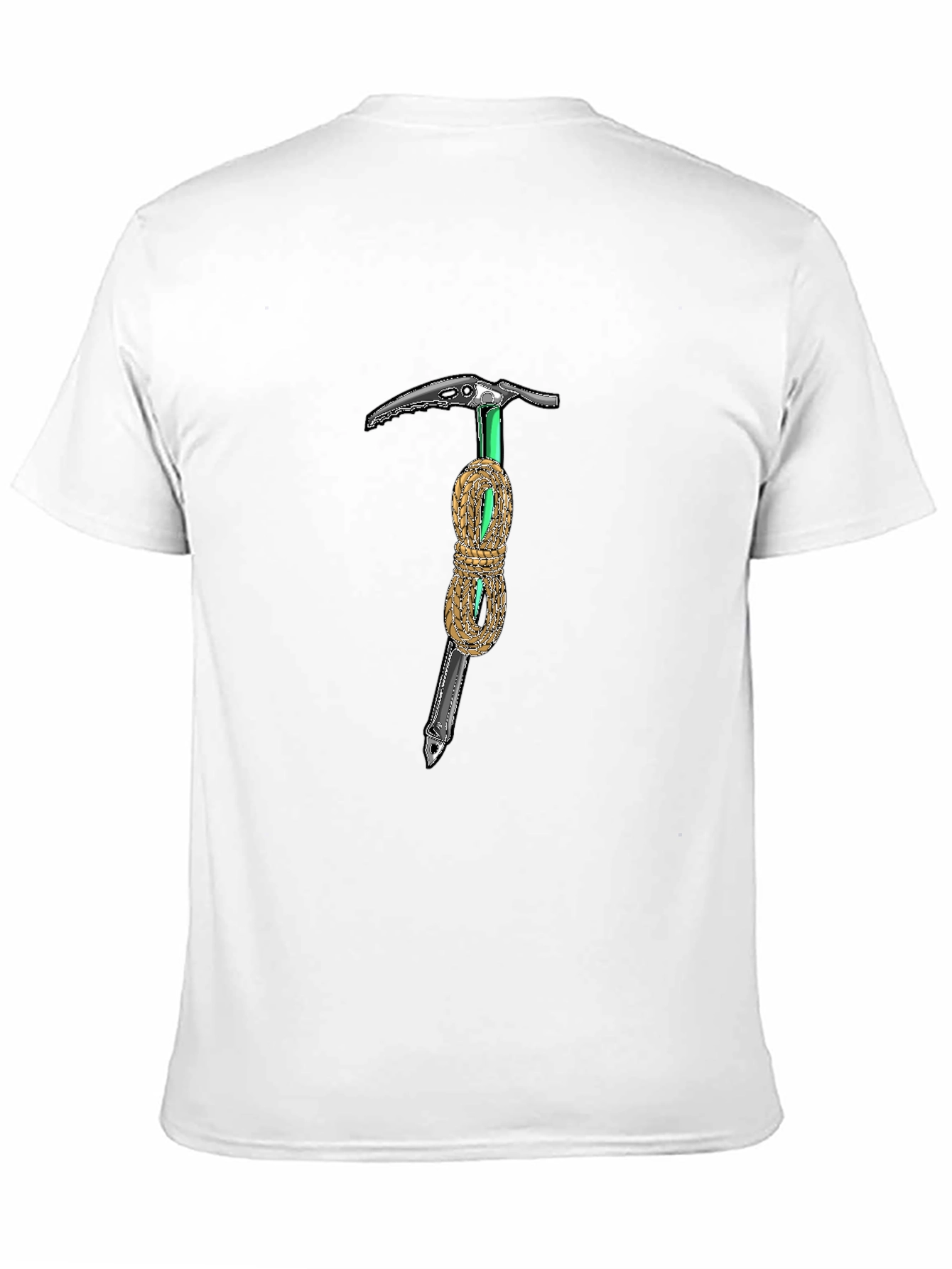 Climbing Tee: Axe and Rope Graphic T-Shirt