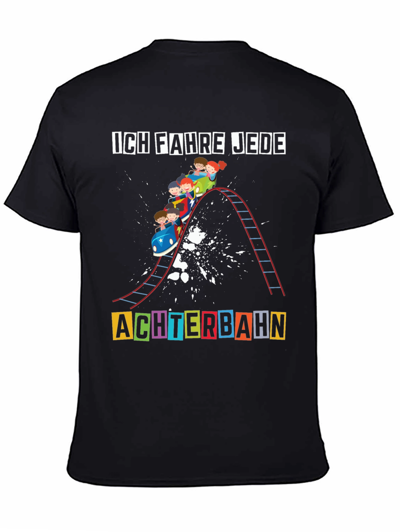 Ich Fahre Jede Achterbahn Rollercoaster Tee