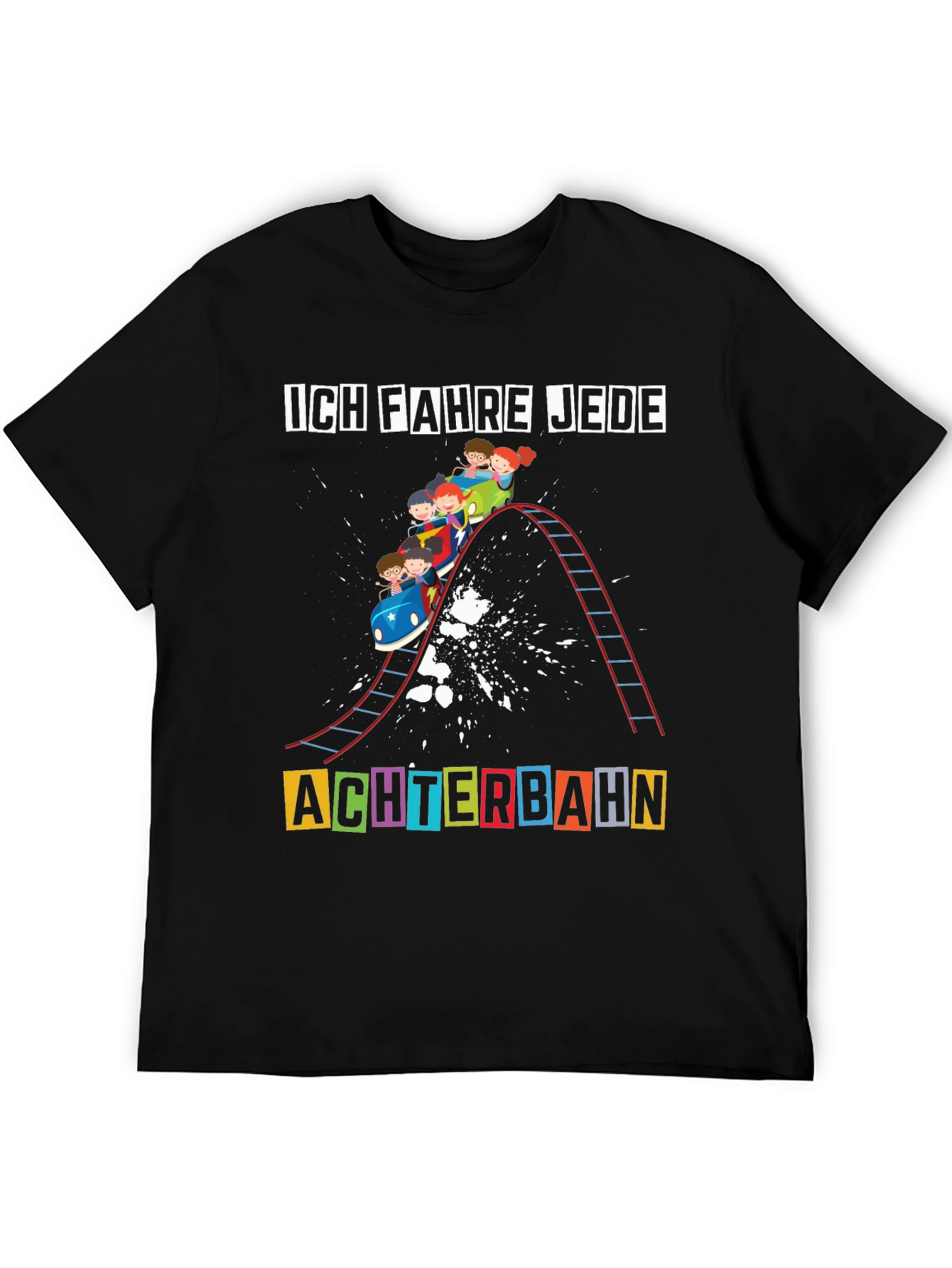 Ich Fahre Jede Achterbahn Rollercoaster Tee