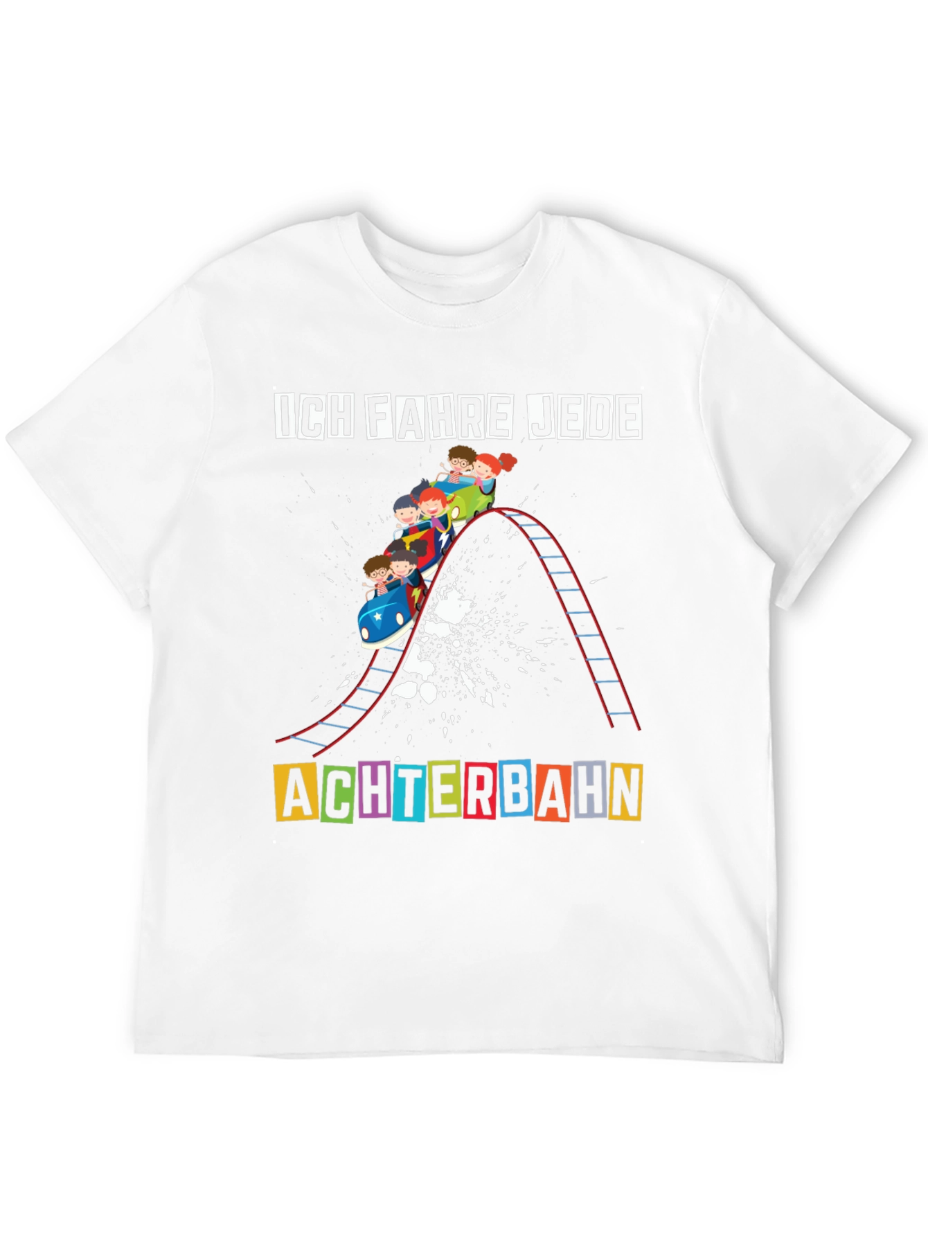 Ich Fahre Jede Achterbahn Rollercoaster Tee