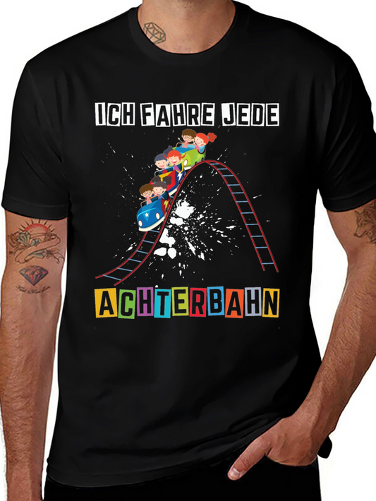 Ich Fahre Jede Achterbahn Rollercoaster Tee