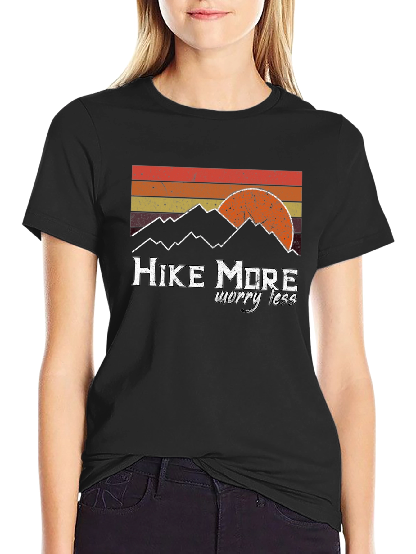 Hike More Worry Less Graphic Tee