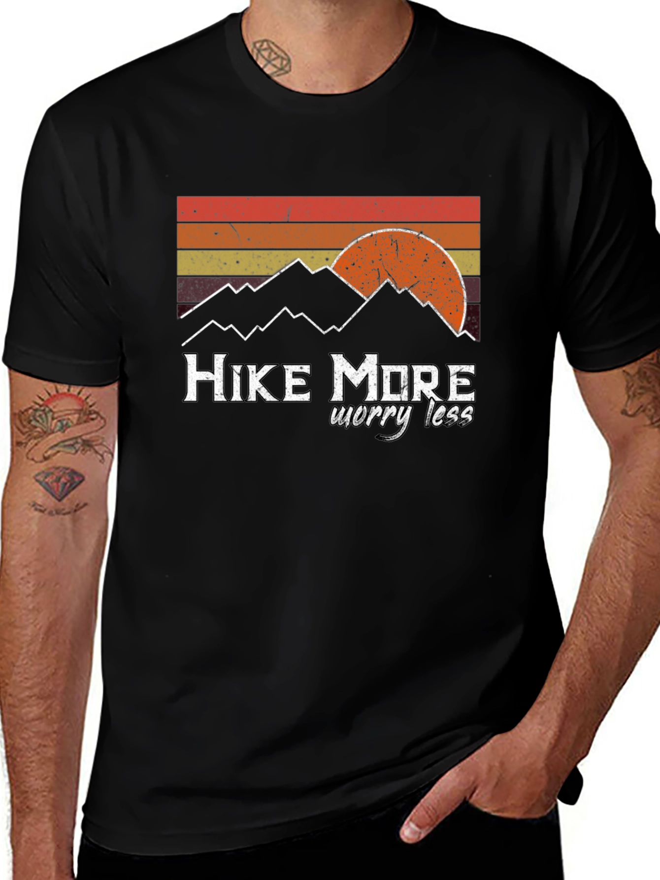 Hike More Worry Less Graphic Tee