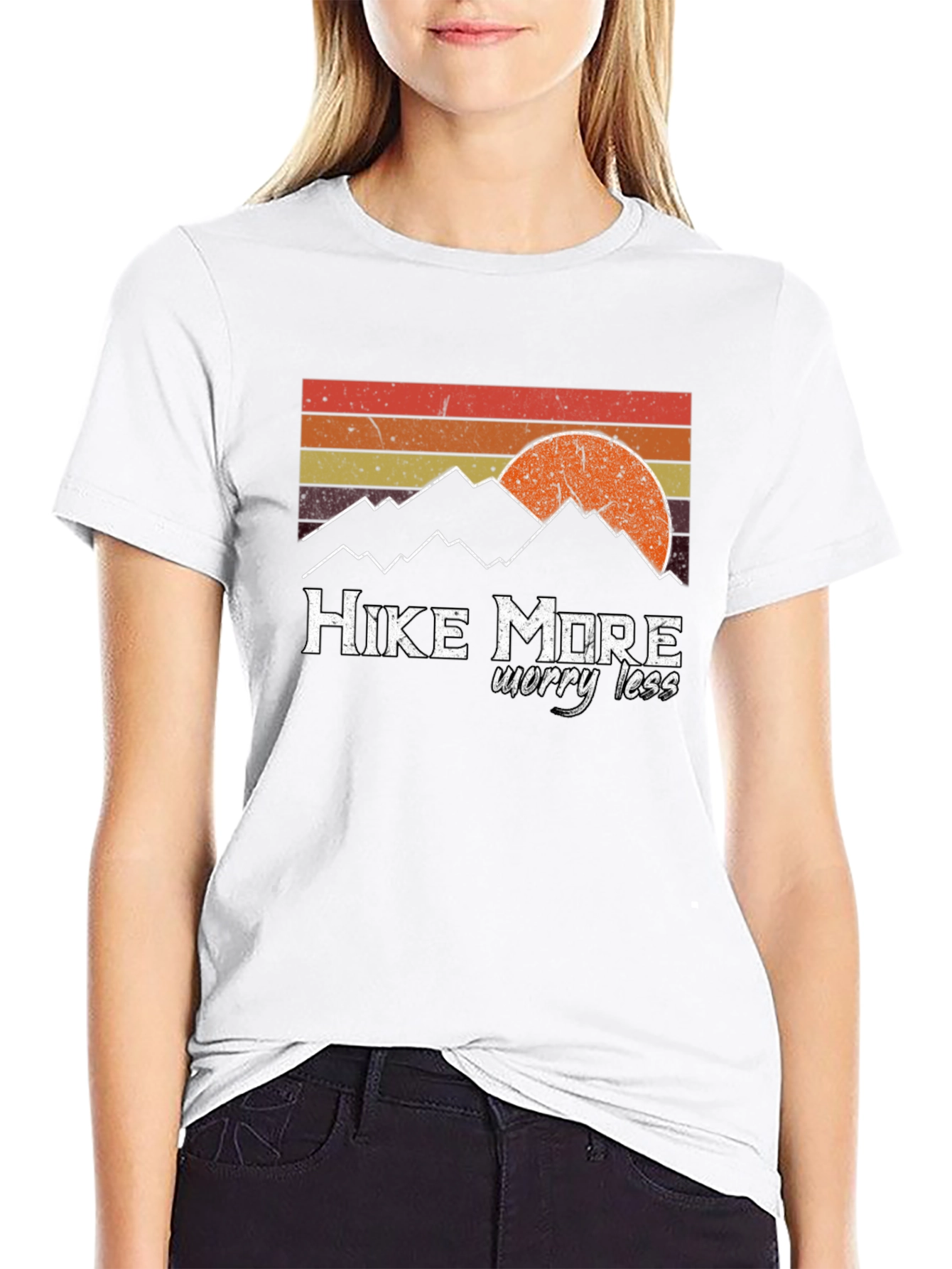 Hike More Worry Less Graphic Tee