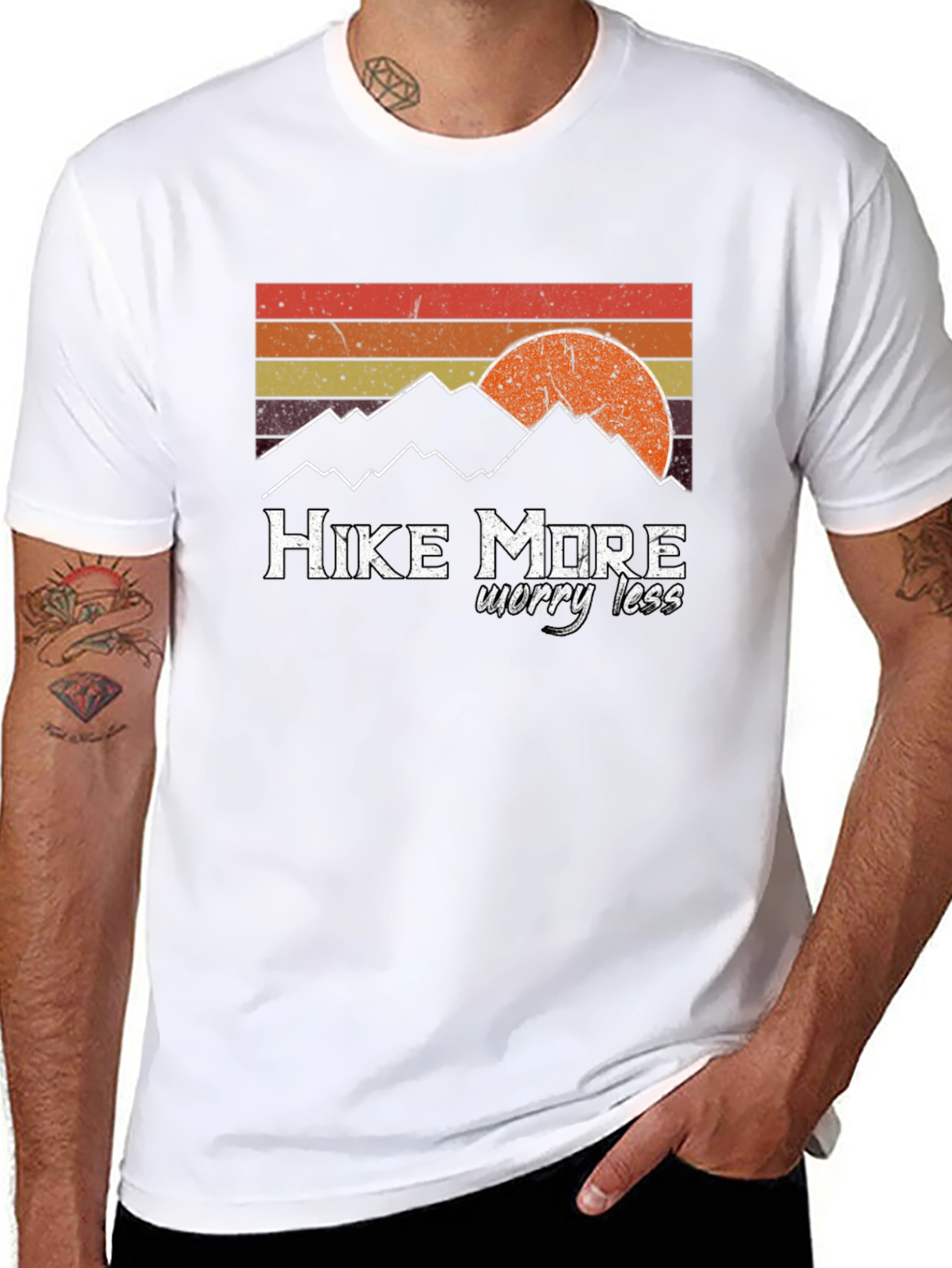 Hike More Worry Less Graphic Tee