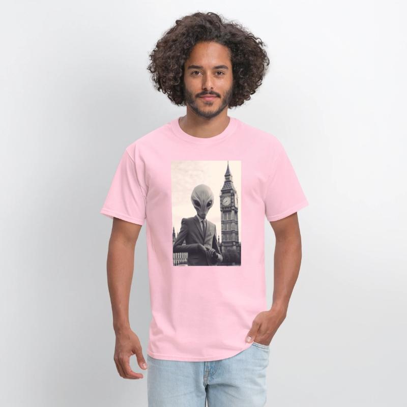 Dapper Alien in London - Art Print at Parliament