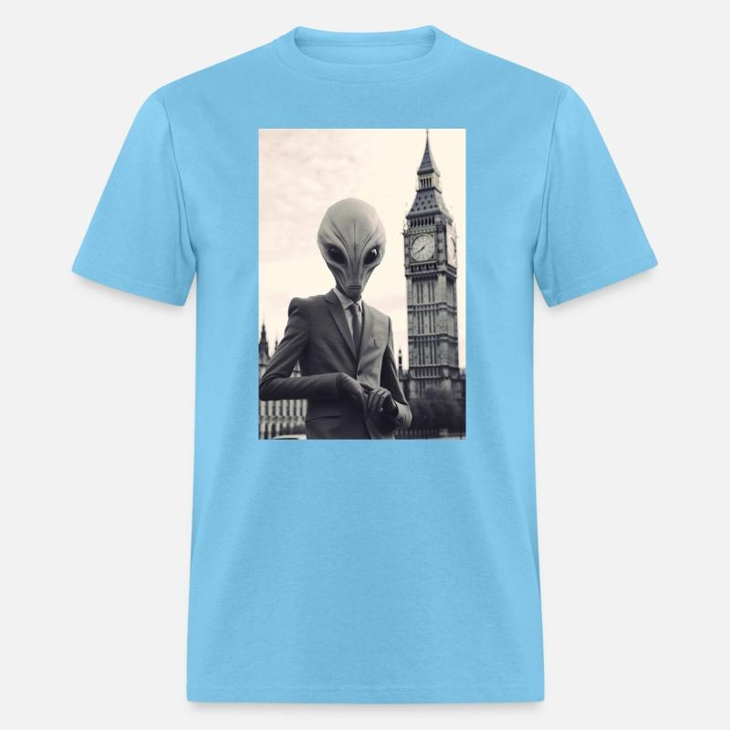 Dapper Alien in London - Art Print at Parliament