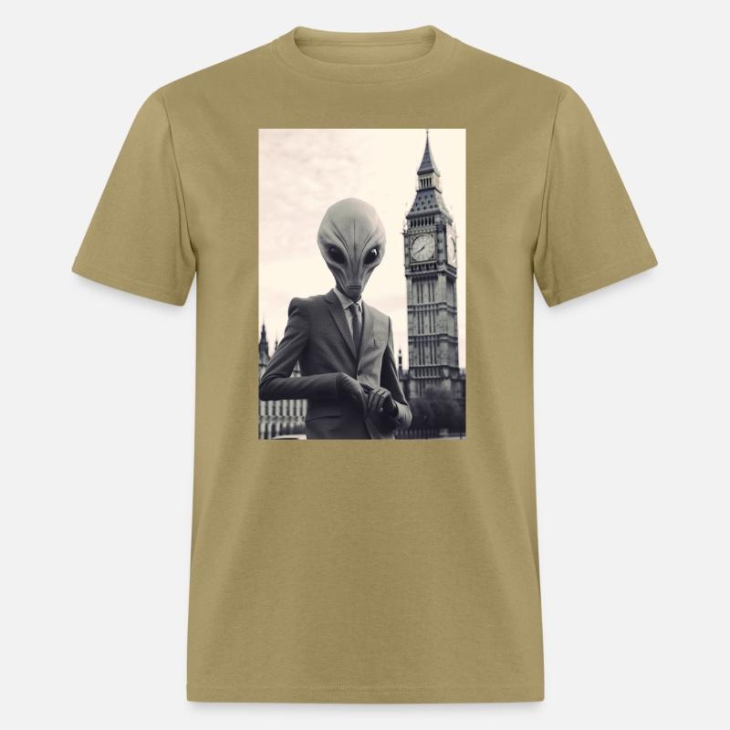 Dapper Alien in London - Art Print at Parliament