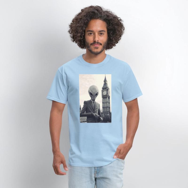 Dapper Alien in London - Art Print at Parliament