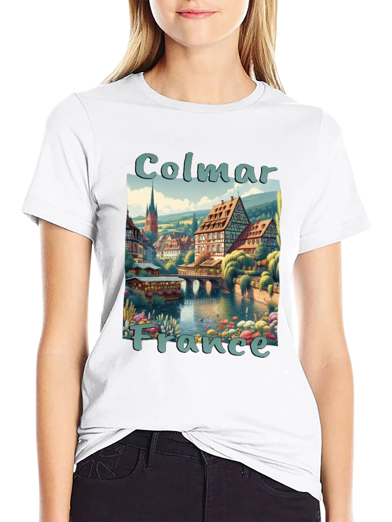 Colmar France Graphic T-Shirt - Stylish Travel Tee