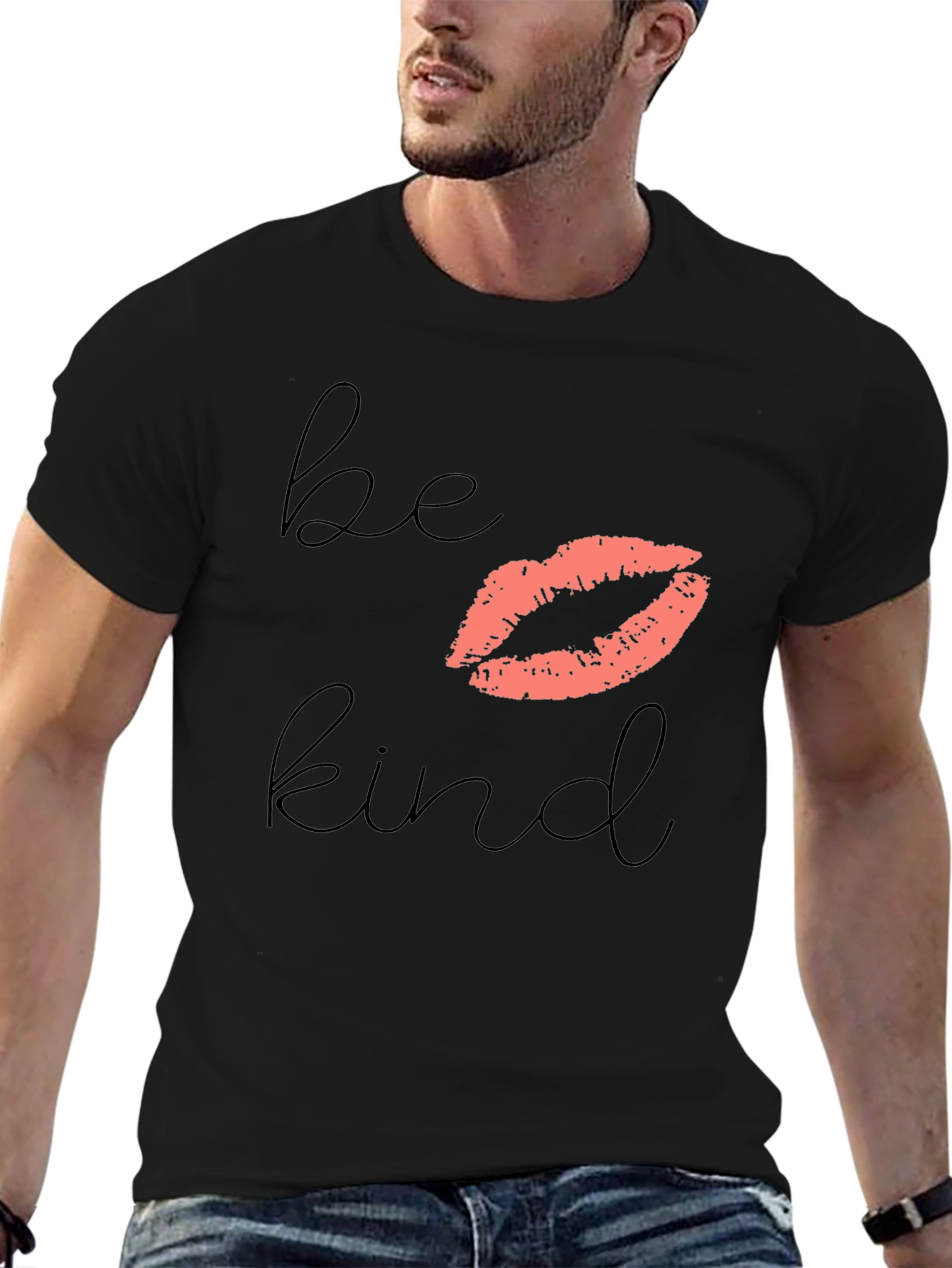 Be Kind Lips Graphic T-Shirt