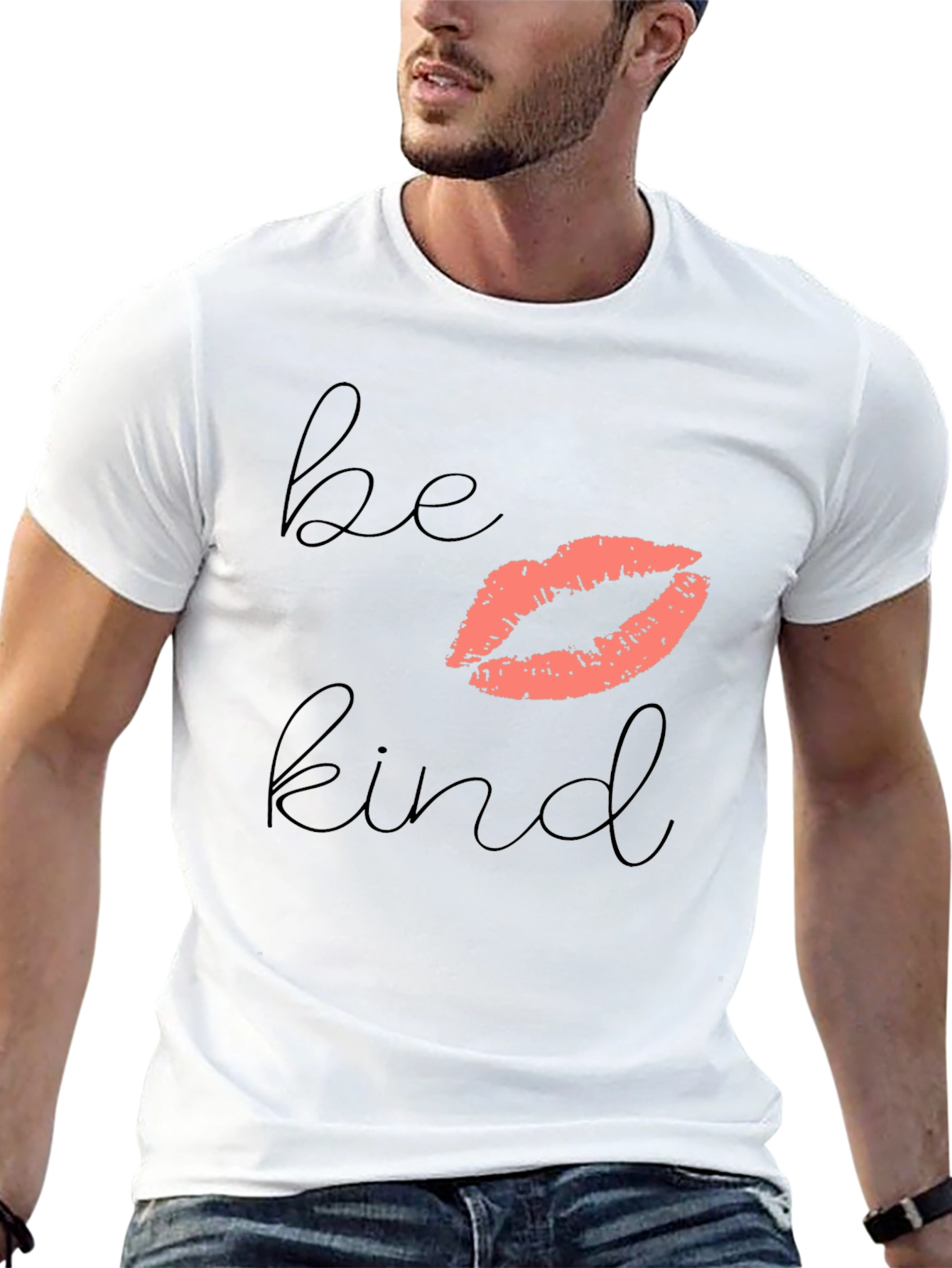 Be Kind Lips Graphic T-Shirt