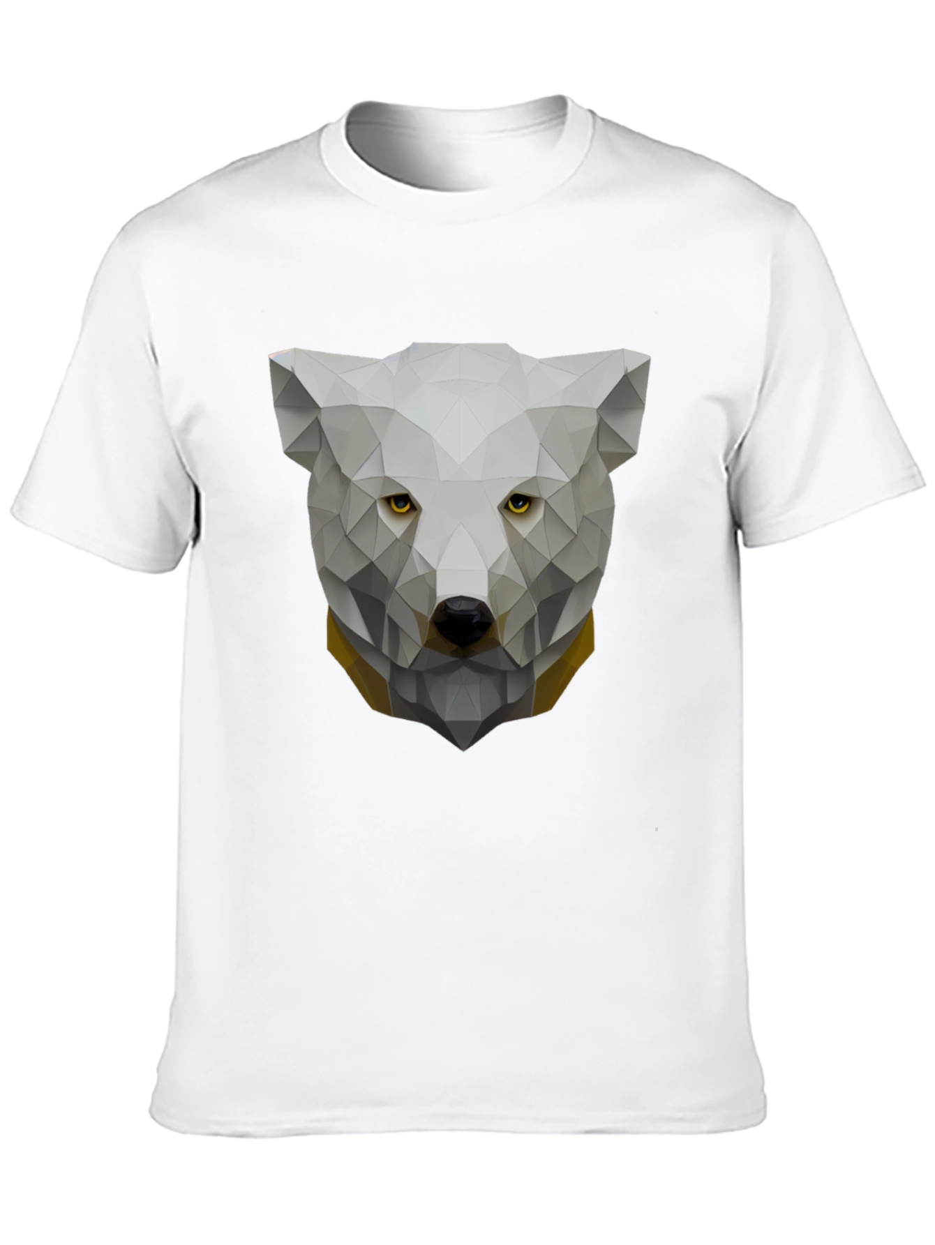 Geometric Polar Bear Graphic Tee
