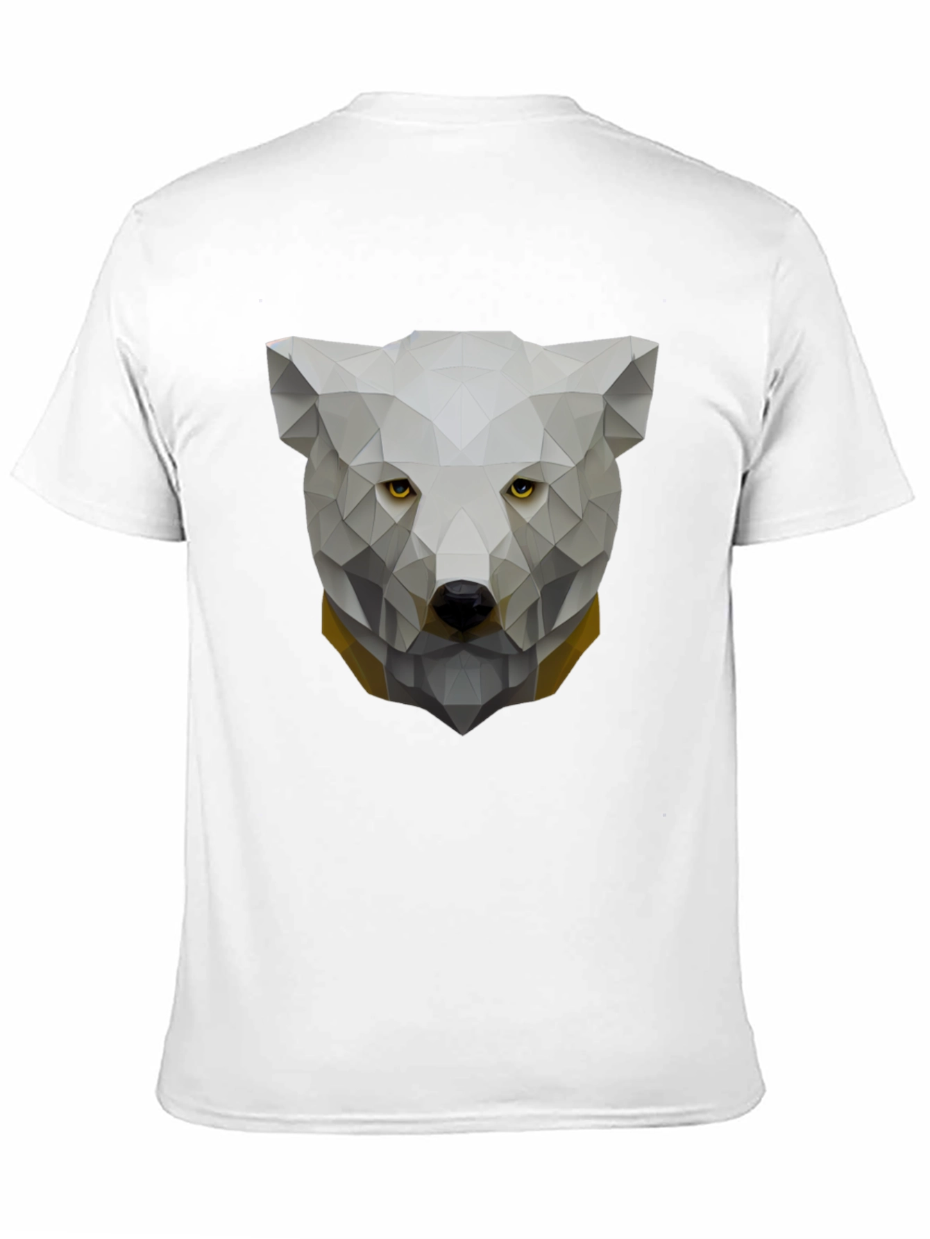 Geometric Polar Bear Graphic Tee