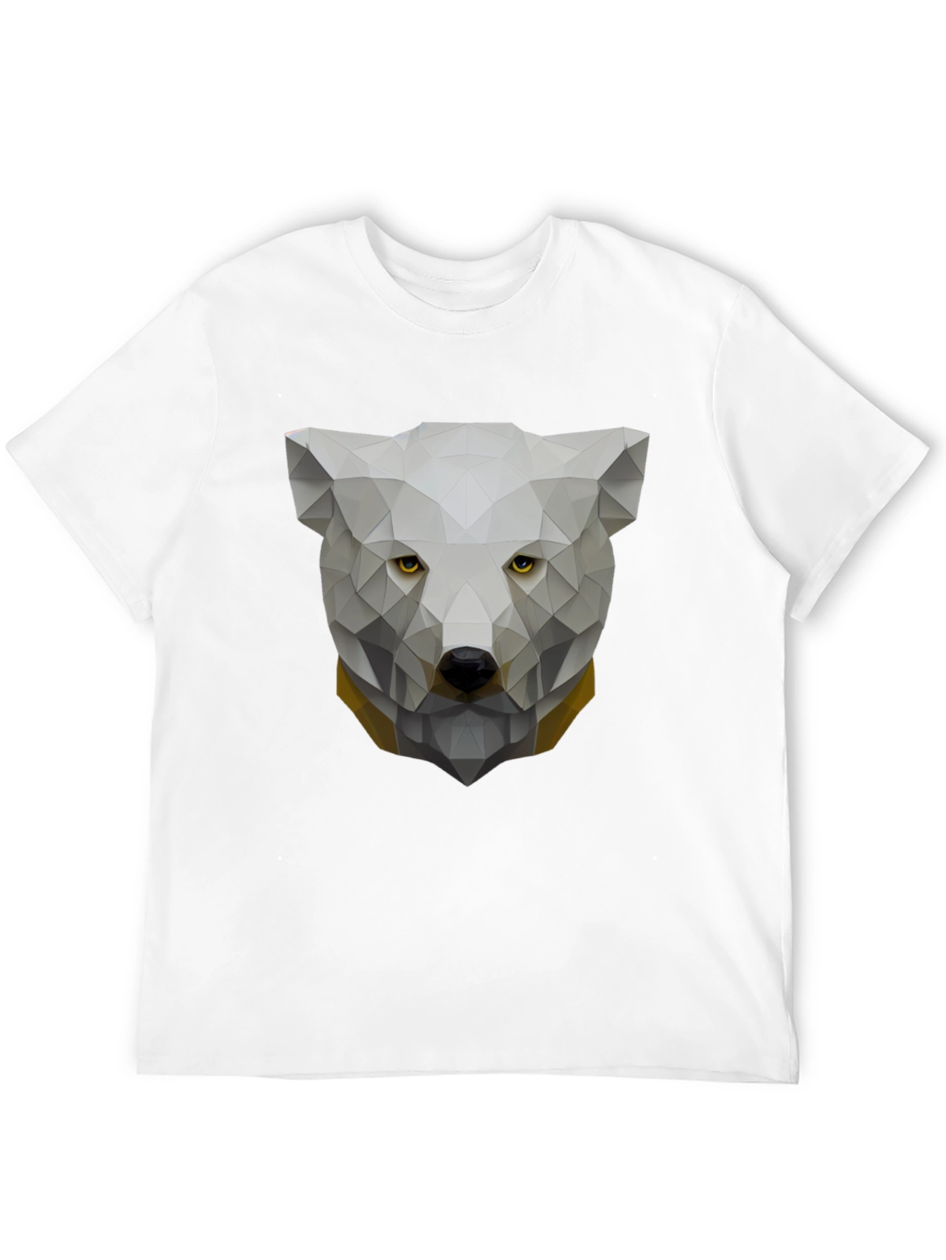 Geometric Polar Bear Graphic Tee