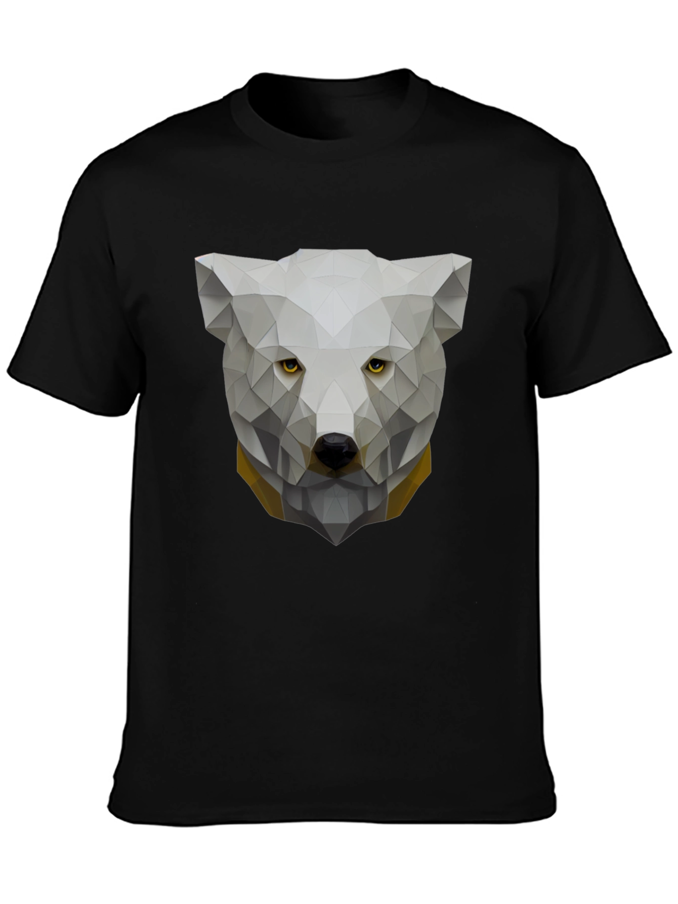 Geometric Polar Bear Graphic Tee