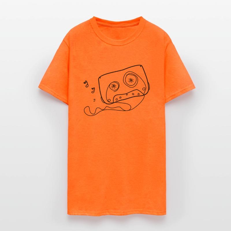 dented tape cassette