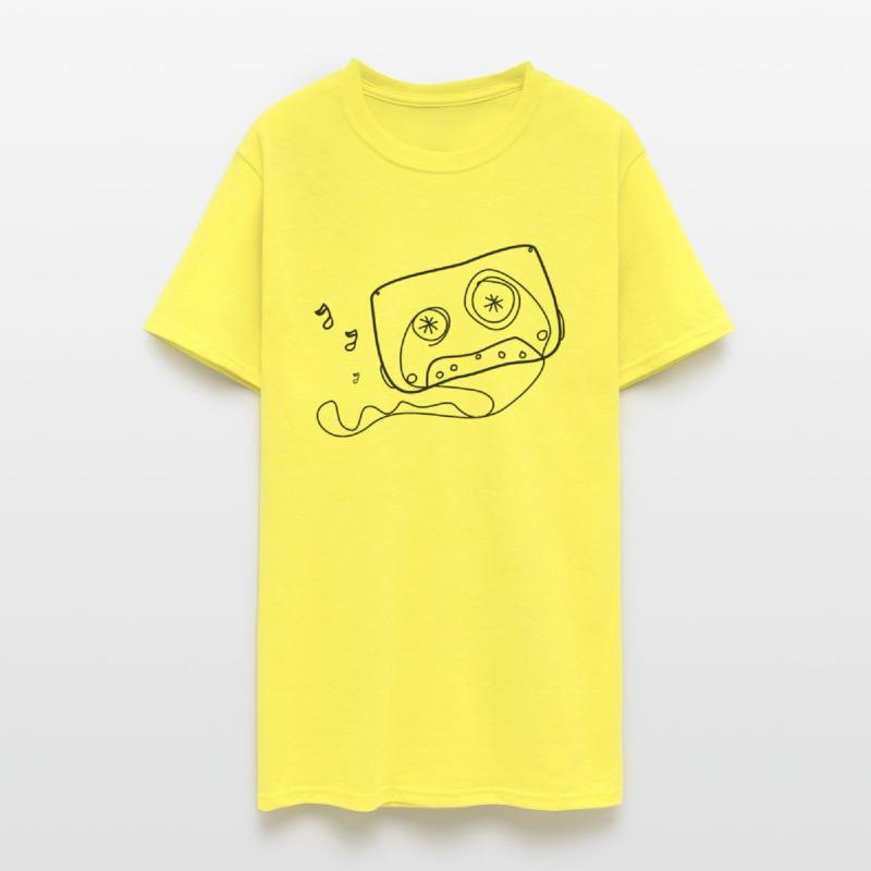 dented tape cassette