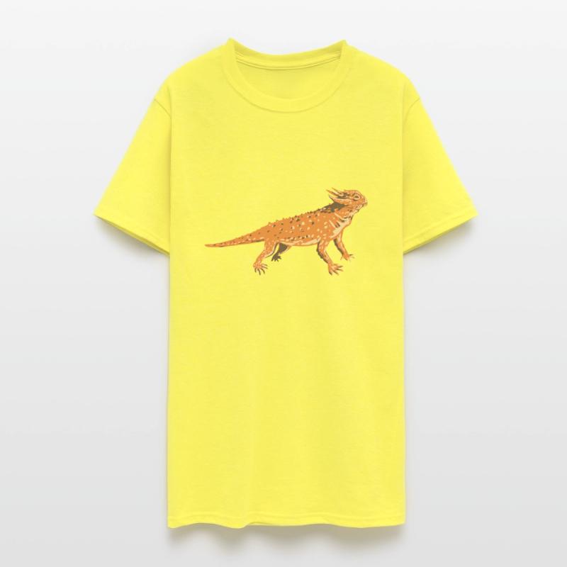 Desert Horned Lizard Side View WPA Poster Art