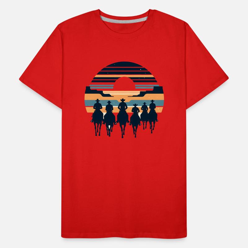 Desert Sunset Cowboys Tee