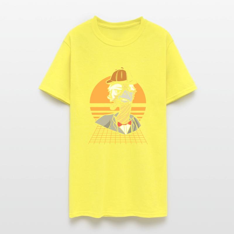 Detective Ostrich Animal Smoking Formal Suit