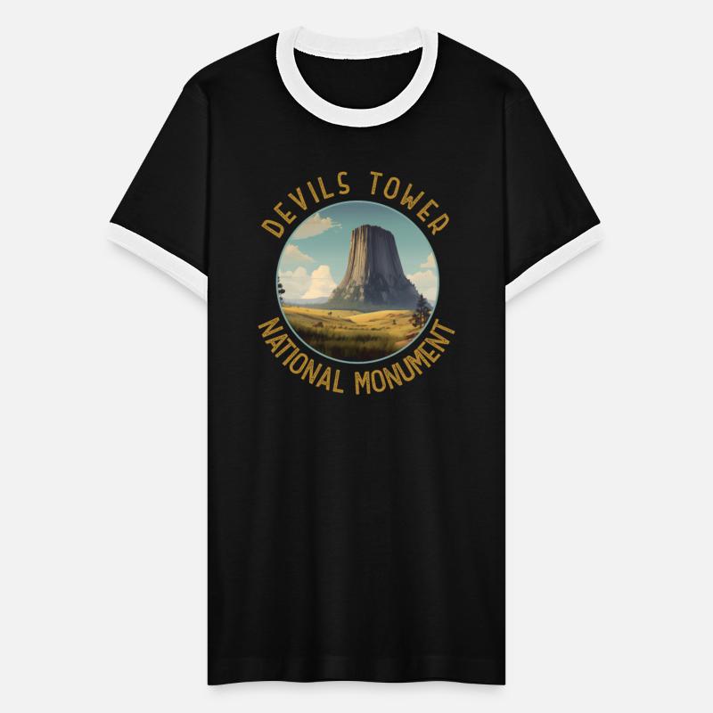 Devils Tower National Monument Distressed Circle