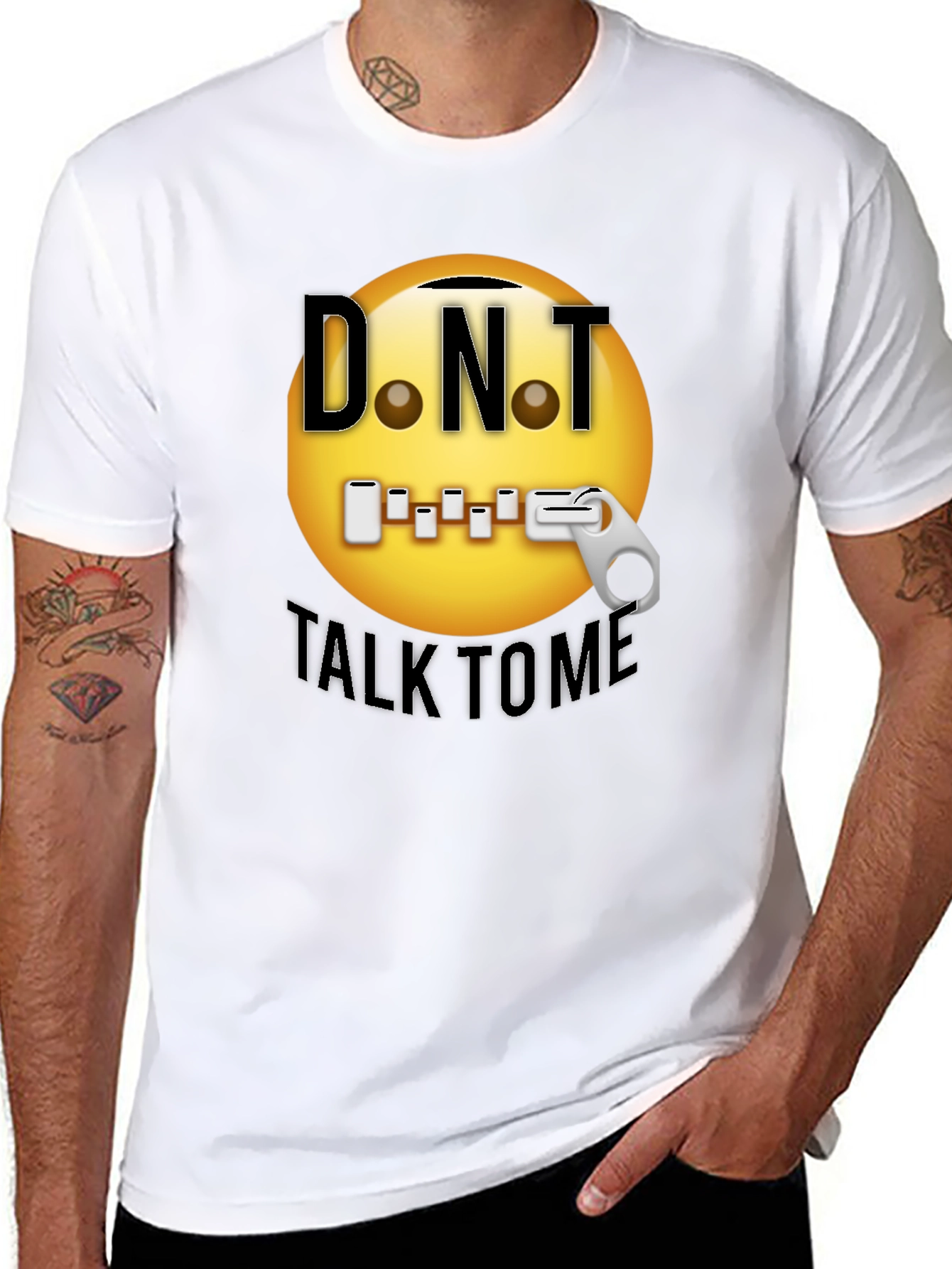 Dont Talk To Me T-Shirt Funny Emoji Graphic Tee