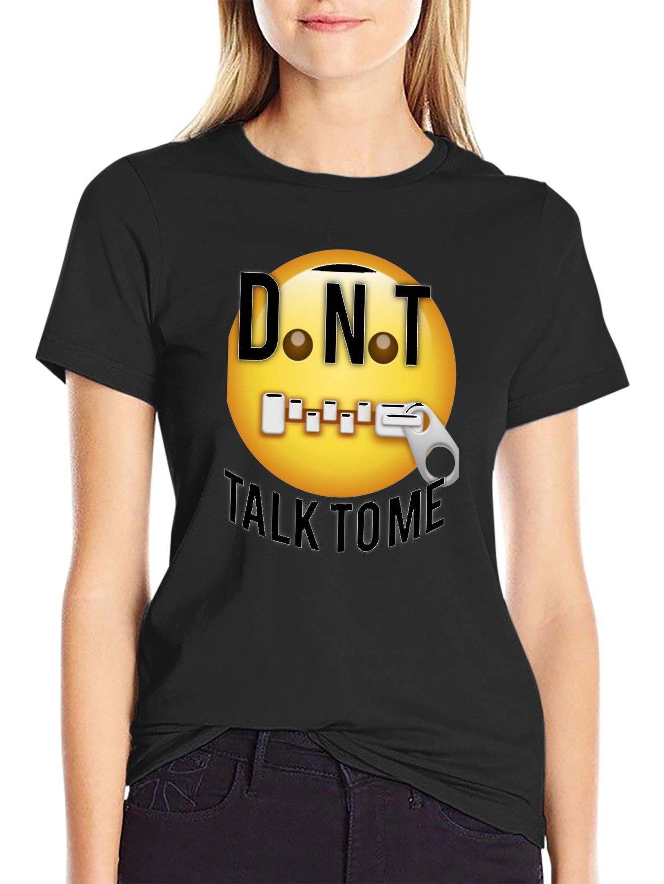 Dont Talk To Me T-Shirt Funny Emoji Graphic Tee