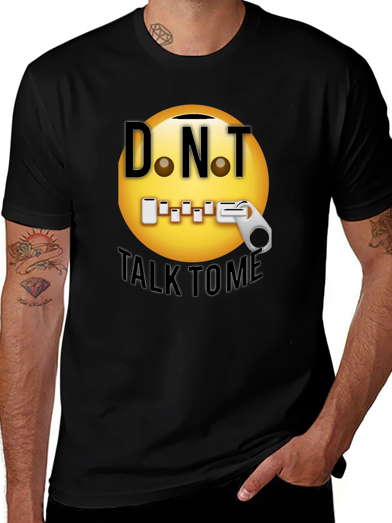 Dont Talk To Me T-Shirt Funny Emoji Graphic Tee