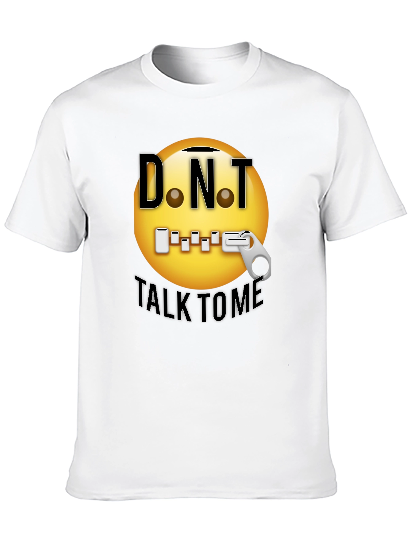 Dont Talk To Me T-Shirt Funny Emoji Graphic Tee
