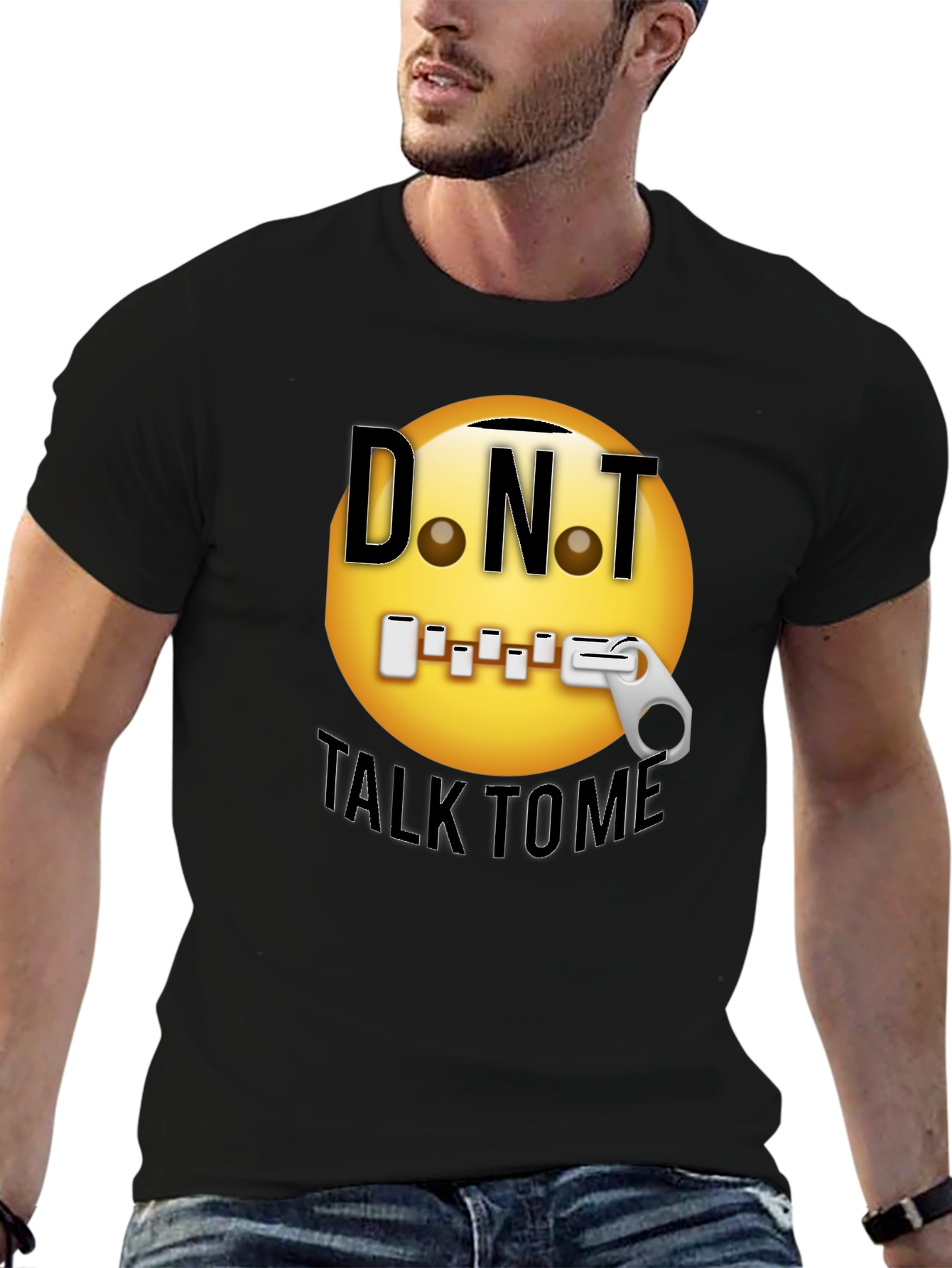 Dont Talk To Me T-Shirt Funny Emoji Graphic Tee