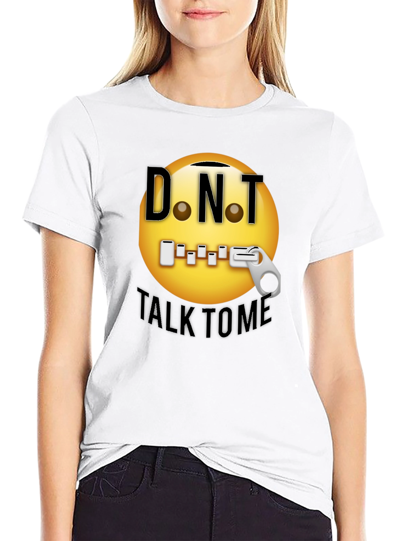 Dont Talk To Me T-Shirt Funny Emoji Graphic Tee
