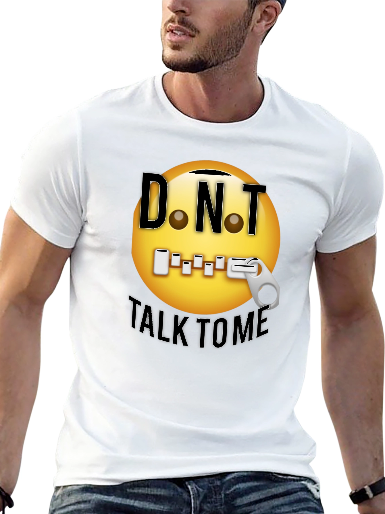 Dont Talk To Me T-Shirt Funny Emoji Graphic Tee