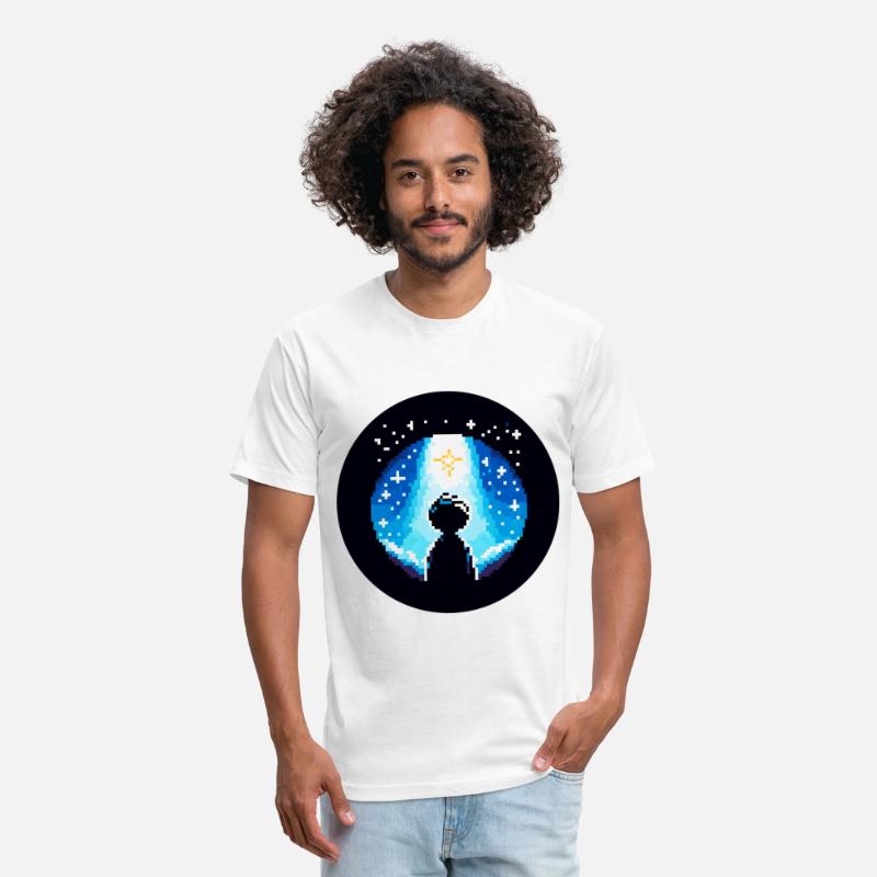 Digital Night Sky - 8-Bit Childhood Dreams