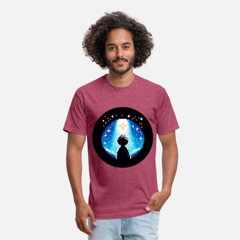 Digital Night Sky - 8-Bit Childhood Dreams