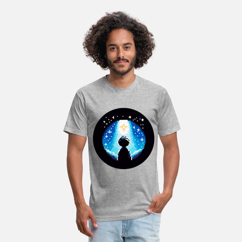 Digital Night Sky - 8-Bit Childhood Dreams