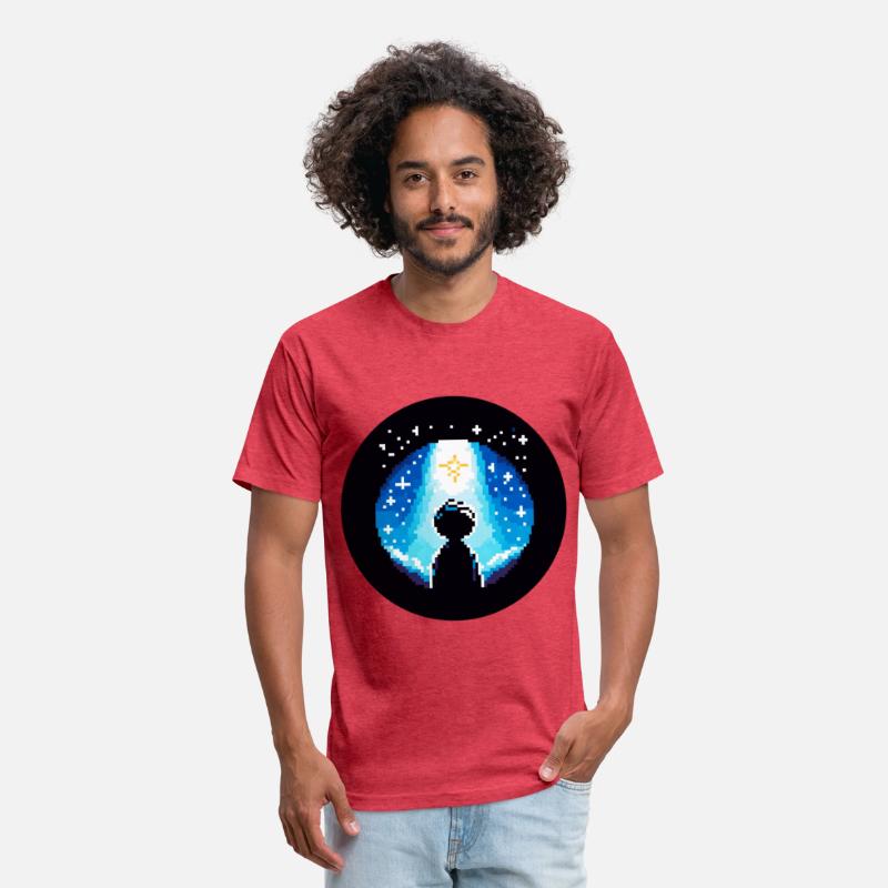 Digital Night Sky - 8-Bit Childhood Dreams